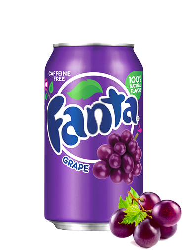 Fanta de Uva USA 355 ml.