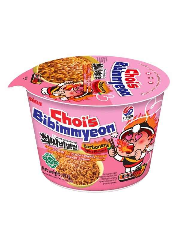 Ramen Salteados Carbonara  | Estilo Coreano | CHOI'S 127 g