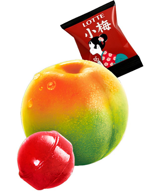Caramelo de Ciruela Japonesa relleno de Crema de Ume | Unidad