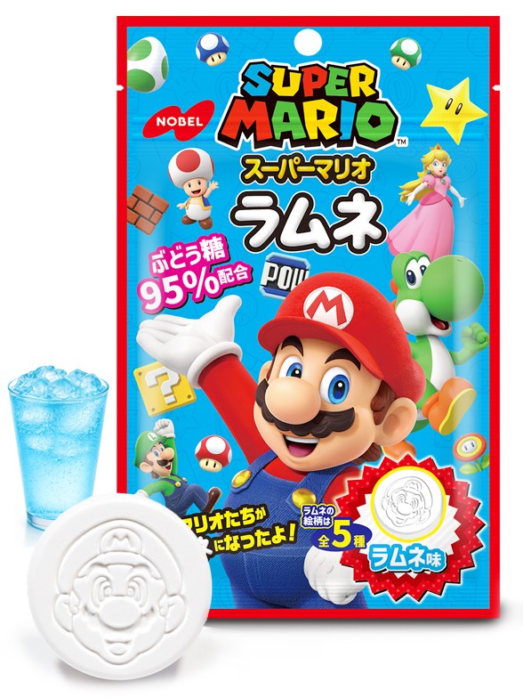 Caramelos de Soda Ramune | Super Mario 40 g