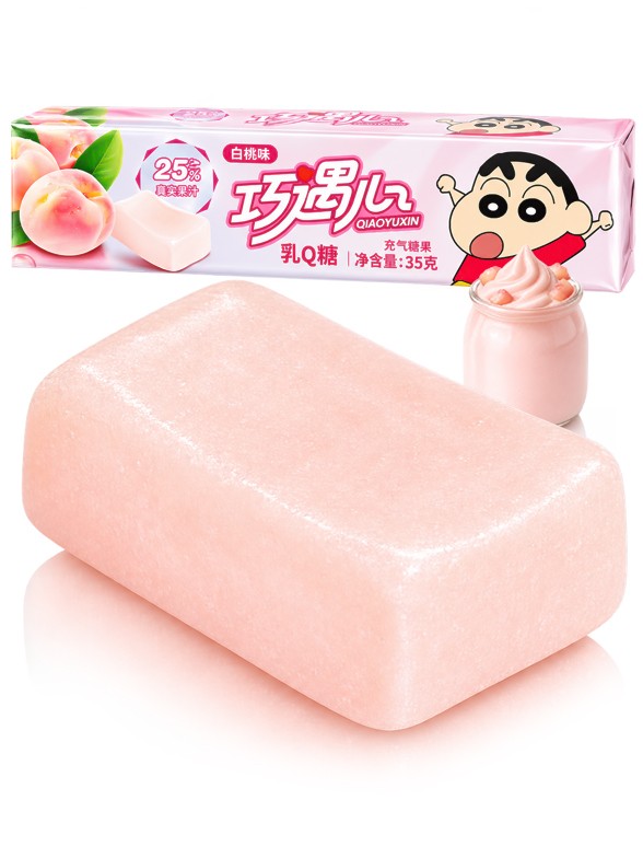 Caramelos Blandos Shin Chan de Leche y Melocotón | 35 g