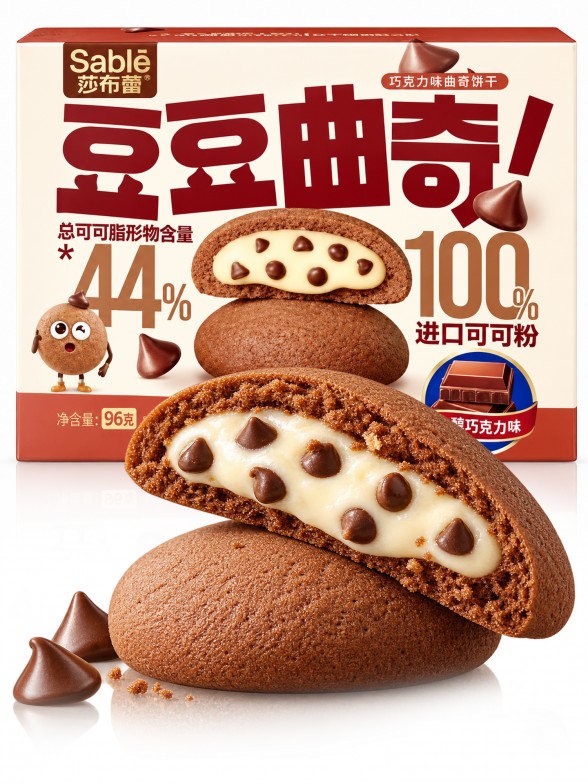 Galletas Chips Ahoy! Sablē de Cacao con Natilla | 96 g