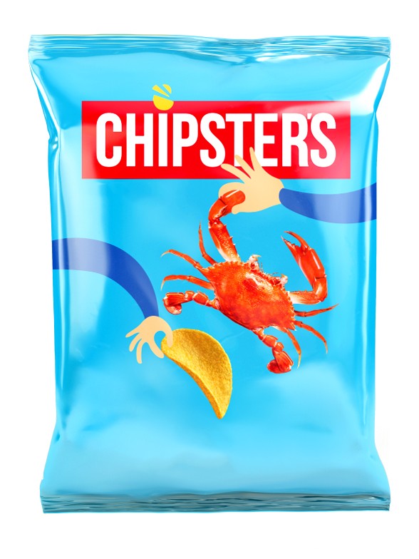 Patatas Chipsters Sabor Cangrejo | 60 g