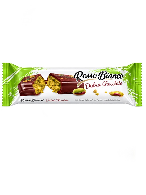 Chocolatina Dubai Pistacho y Kataifi | Rosso Bianco 35 g