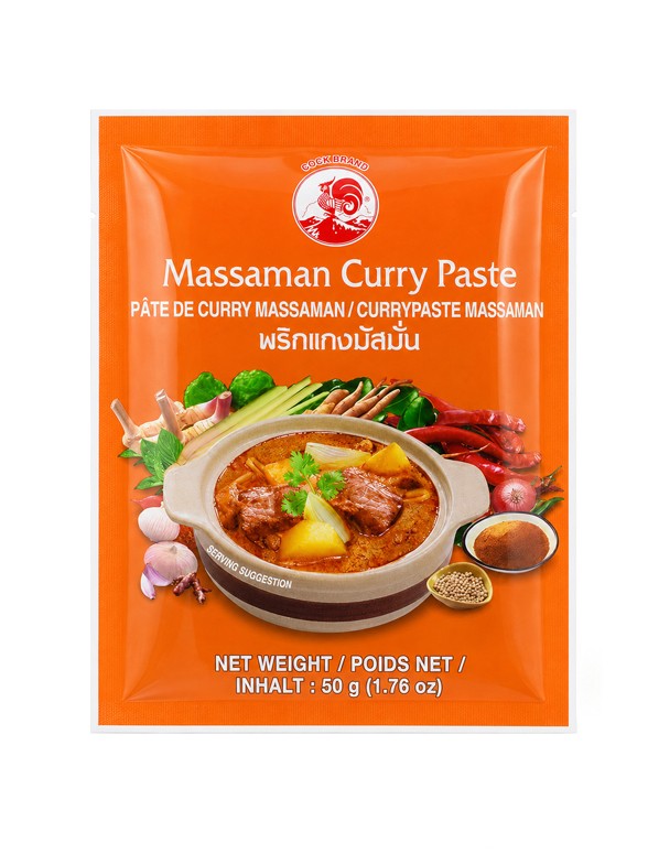 Pasta Curry Massaman Tailandés | Cock Brand 50 g