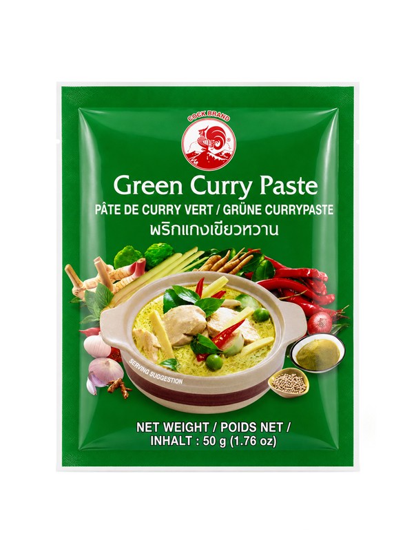Pasta Curry Verde Tailandés | Cock Brand 50 g