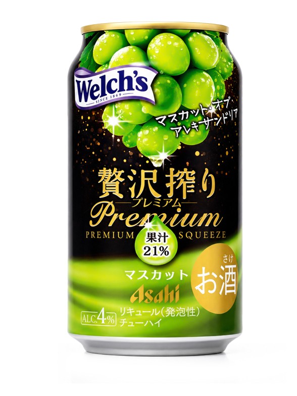 Cóctel Japonés de Uva Moscatel Premium | Welch's 350 ml.