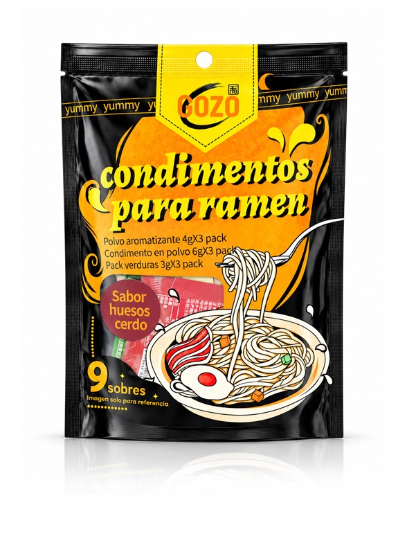 Condimento Ramen Tonkotsu | Gozo 3 Raciones 39 g
