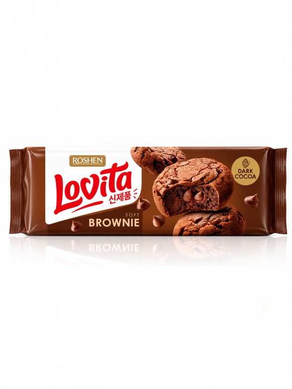 Cookies Softs Dark Brownie | Roshen 152 g.