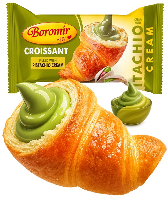 Cruasán Boromir Crema de Pistacho | 60 g