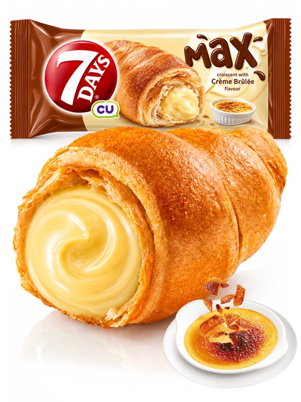 Cruasán Crème Brûlée | 7 Days Max 92 g