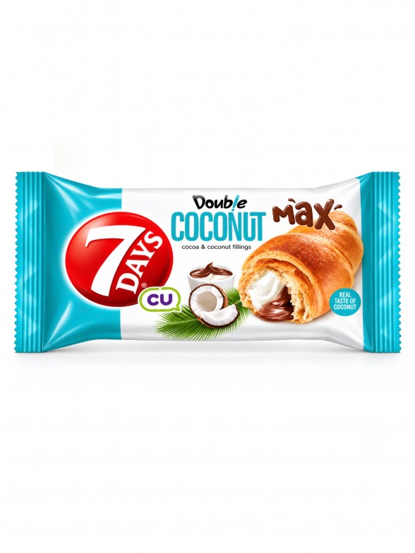 Cruasán de Crema de Chocolate y Coco 80 g.