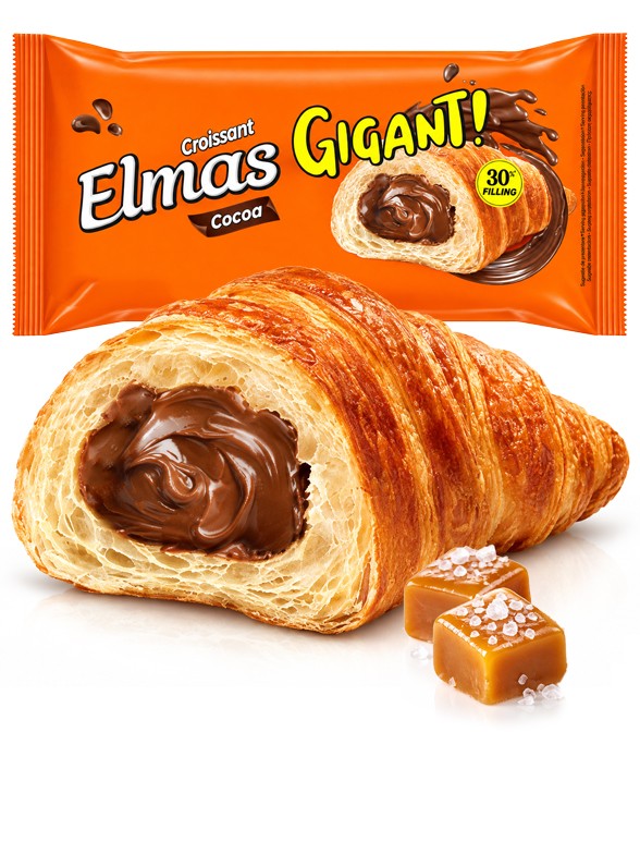 Cruasán Gigante de Caramelo Salado 160g.
