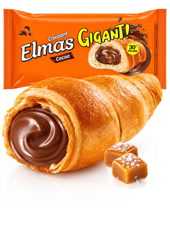 Cruasán Gigante de Caramelo Salado 160g.