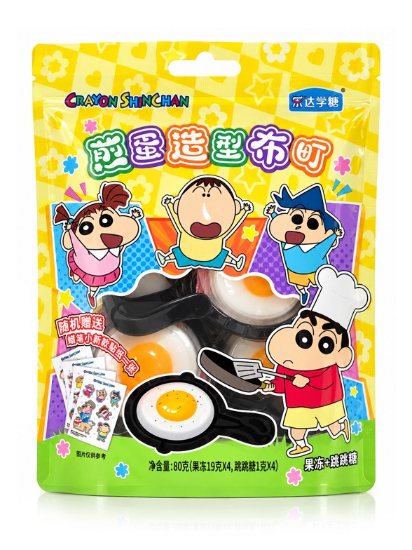 Gelatinas con Caramelos Chasqueantes | Shin Chan 80 g