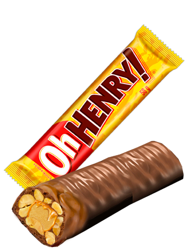 Barrita de Chocolate, Cacahuetes y Caramelo | Oh Henry 51 grs | JaponShop