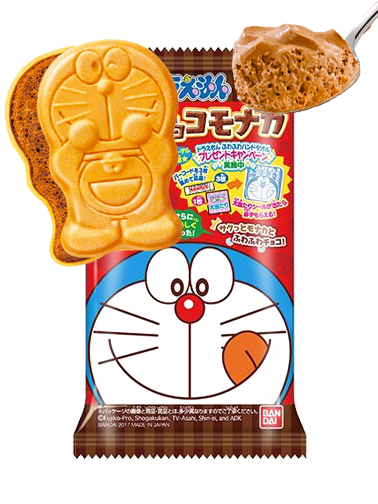 Doraemon de Barquillo y Mousse de Chocolate