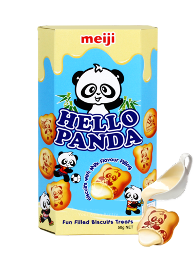 Galletas Meiji Hello Panda de Crema de Leche 50 grs.