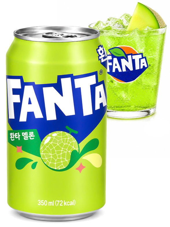 Fanta Corea de Melón 350ml.