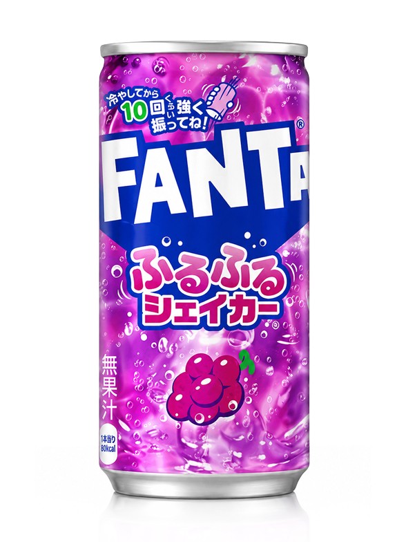 Fanta Japonesa de Gelatina Furu Furu Uva | 180 ml