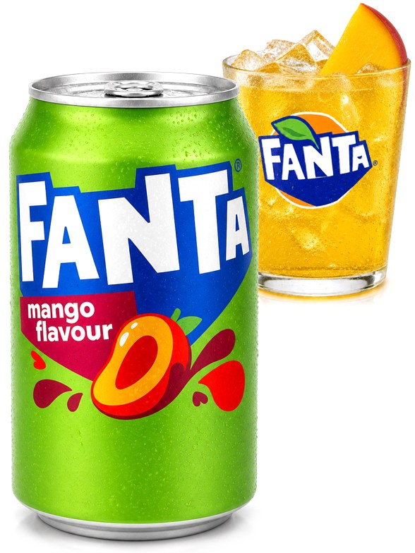 Fanta de Mango 330 ml.
