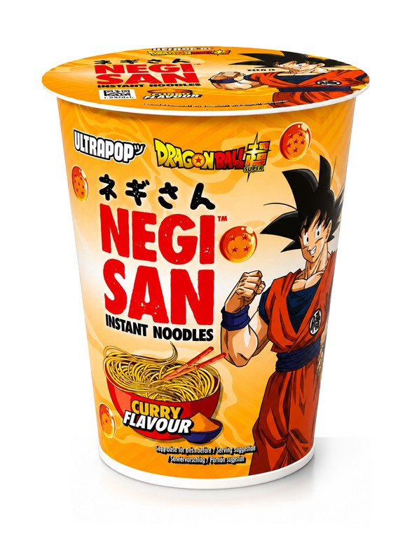 Fideos Instantáneos Curry Dragon Ball Z | Negisan 65 g