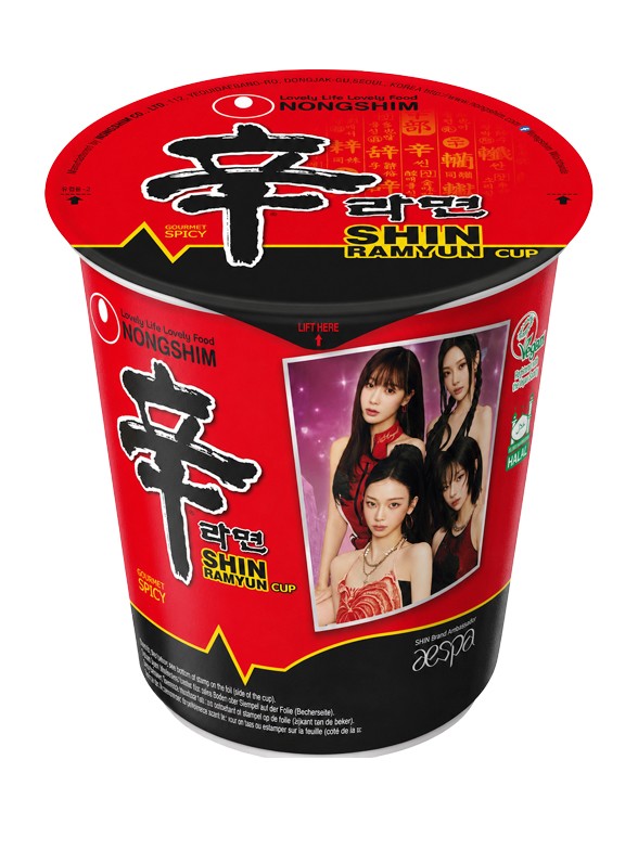 Fideos Ramen Coreanos Shin Ramyun | Edición aespa K-Pop Cup 68 g