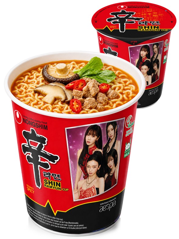Fideos Ramen Coreanos Shin Ramyun | Edición aespa K-Pop Cup 68 g