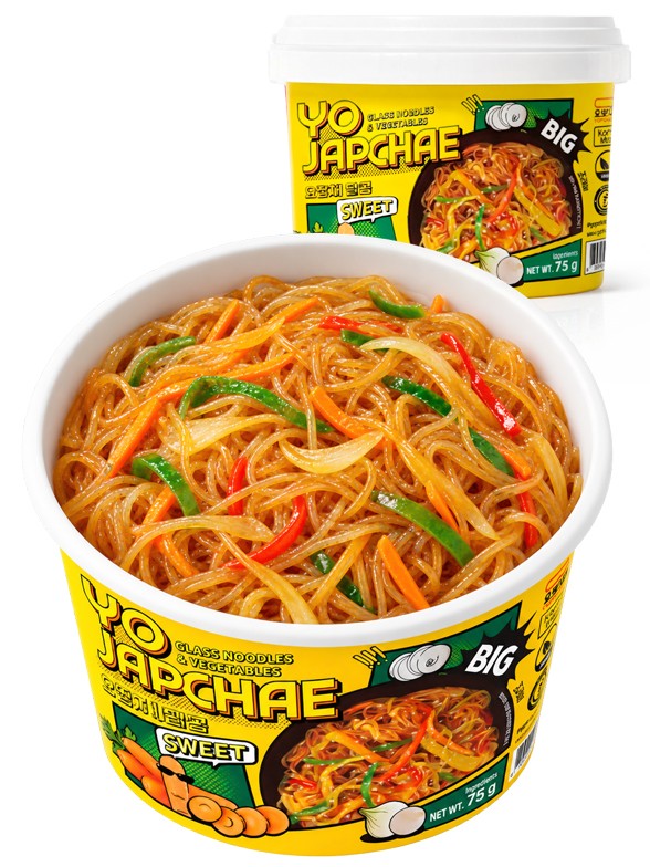 Fideos YO Japchae Coreanos Instantáneos 75g.