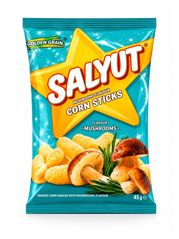 Ganchitos de Maiz Champiñones | Golden Grain 45 g