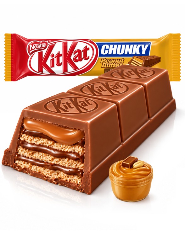 Gran Kit Kat de Chocolate y Crema de Cacahuete | 42 g