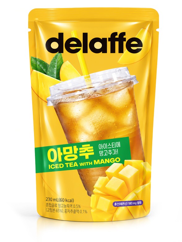 Té Helado Coreano con Mango | Delaffe Pouch 230 ml.