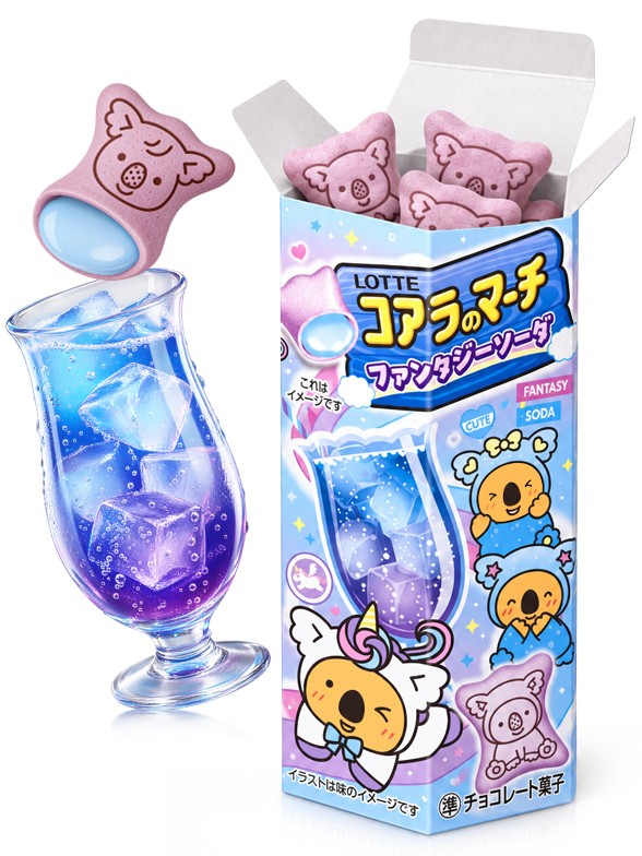 Galletas Koala's March Unicorn Fantasy Soda | Lotte 46 g