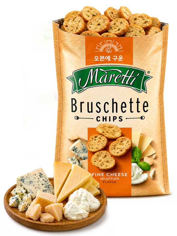 Tostadas de Pan Sabor 4 Quesos | Bruschette Maretti 70g