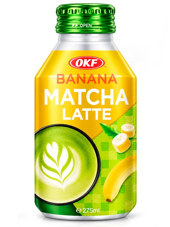 Matcha Latte Coreano con Banana | OKF 275 ml.
