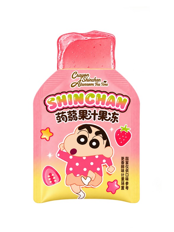 Mini Gelatina Konjac de Fresa Shin Chan | Unidad 16 g