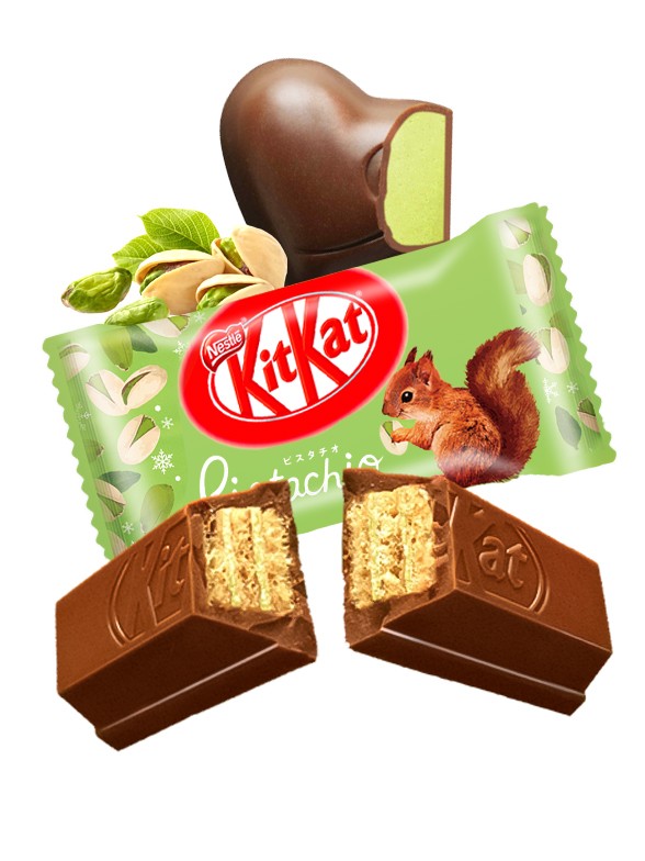 Mini Kit Kat Crema Pistacho Unidad.