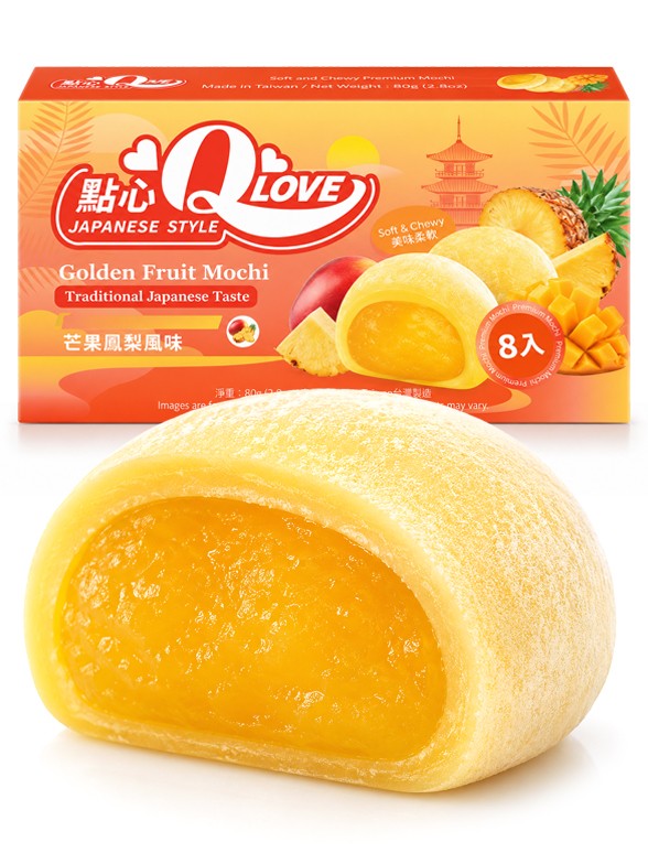 Mini Mochis Mango y Piña | QLove 80 g
