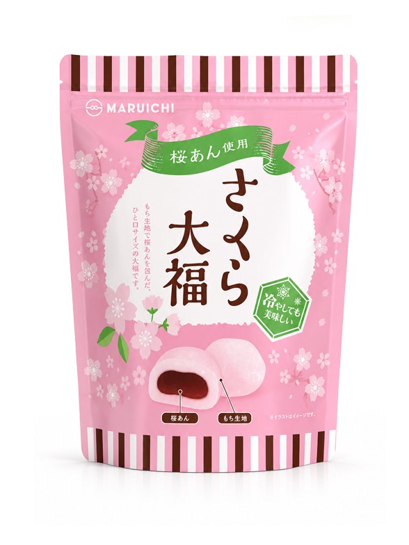Mochi Sakura Daifuku Azuki | Maruichi 90 g