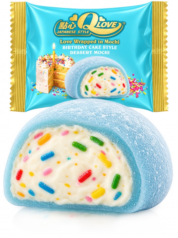Mochi sabor Tarta de Cumpleaños Q Love | Unidad