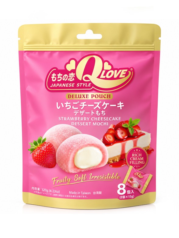 Mochis de Cheesecake de Fresa | QLove 120 g