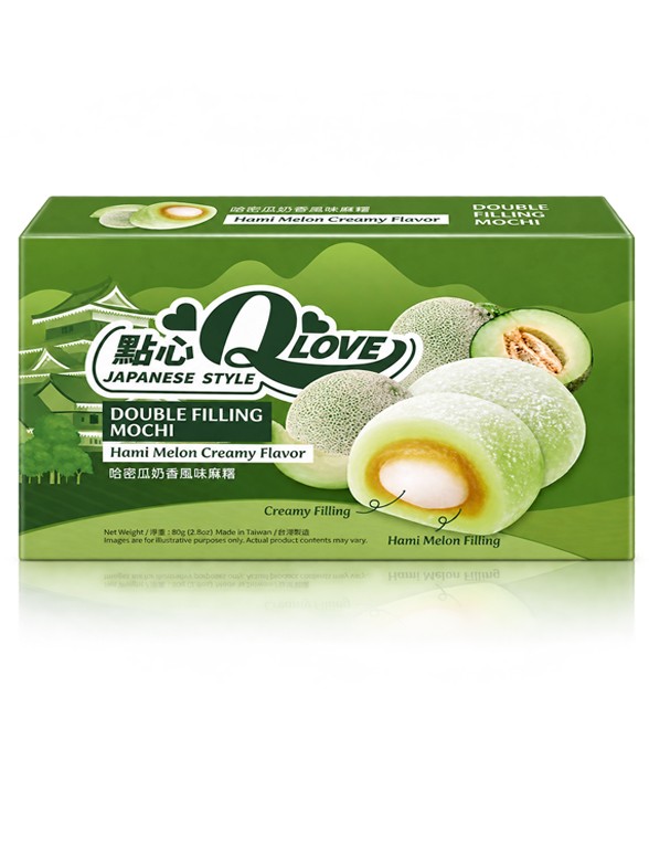 Mochis sabor Melón Hami | Doble Relleno Q Love 180 g