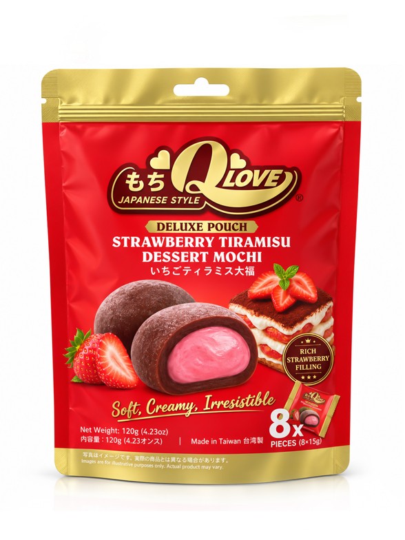 Mochis de Tiramisú de Fresa | QLove 120 g