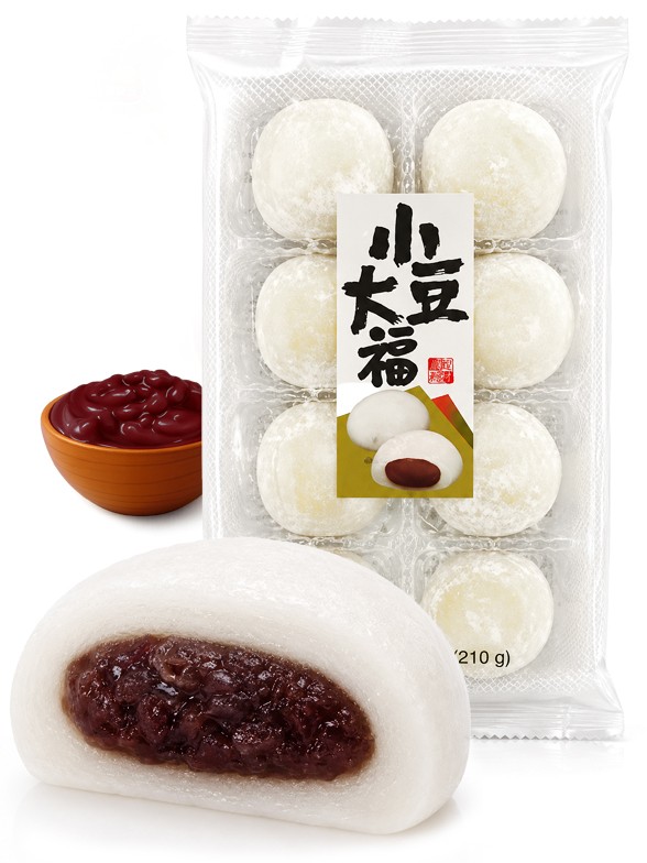 Mochis Japoneses de Azuki | Receta Kubota 200 g