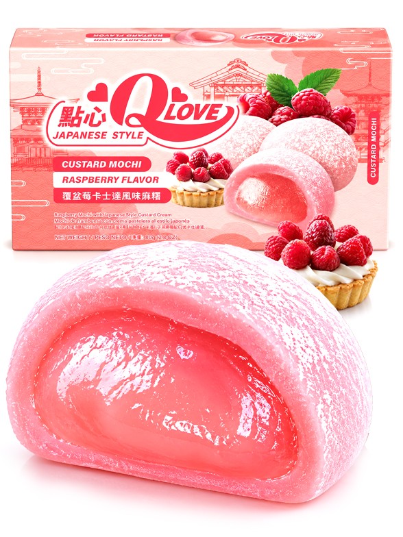 Mochis Tartaleta de Frambuesa | QLove 168 g