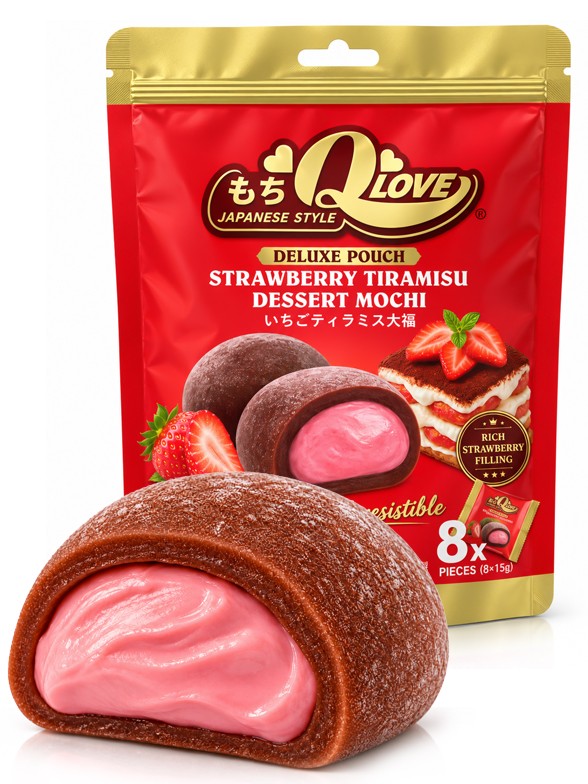 Mochis de Tiramisú de Fresa | QLove 120 g