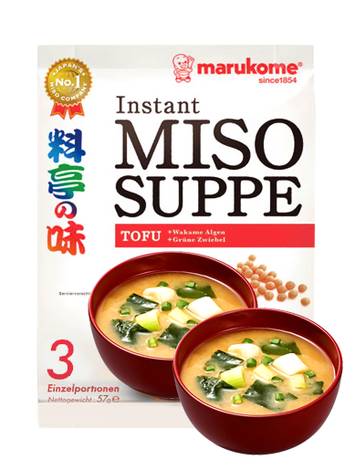 Sopa Instantánea de Miso Marukome y Tofu | 3 Raciones