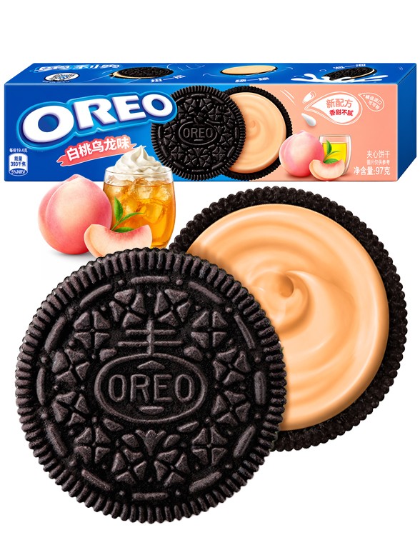 Oreo Melocotón Blanco y Té Oolong — Edición China | 97 g