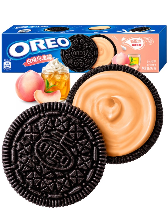 Oreo Melocotón Blanco y Té Oolong — Edición China | 97 g