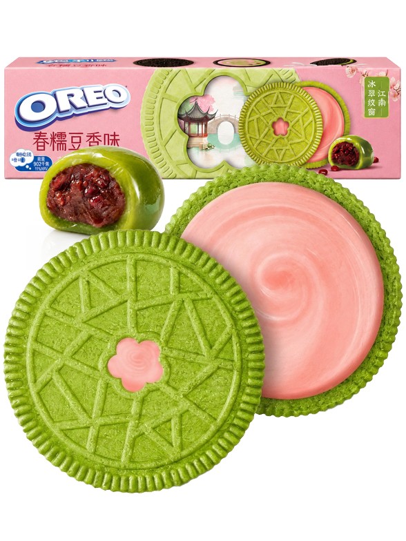 Galletas Oreo Mochi de Azuki | Edición Primavera 87 g